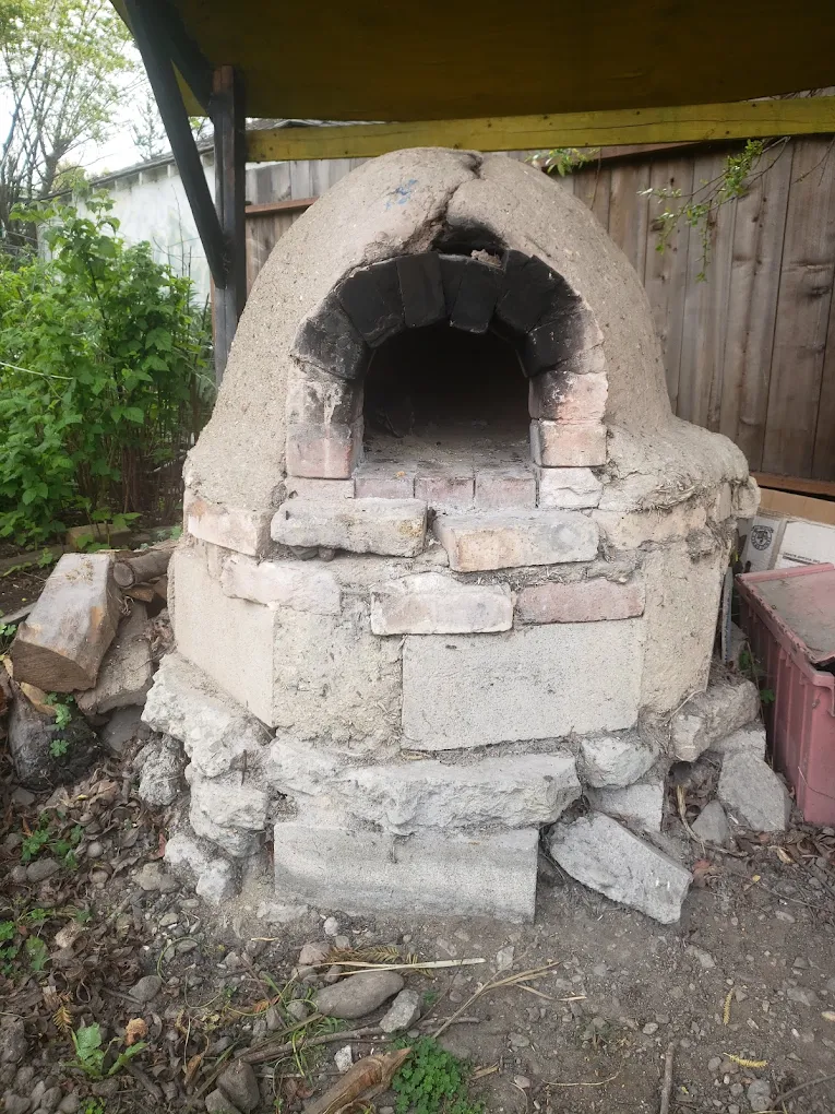 Traditional brick oven at Bancroft Community Garden